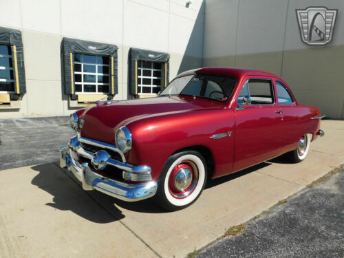 Burgundy 1951 Ford Business CoupeFlat Head V8 2 speed automatic Available Now! image 4
