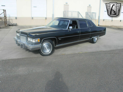 Black 1975 Cadillac Fleetwood500 CID 3 Speed Automatic Available Now! image 2
