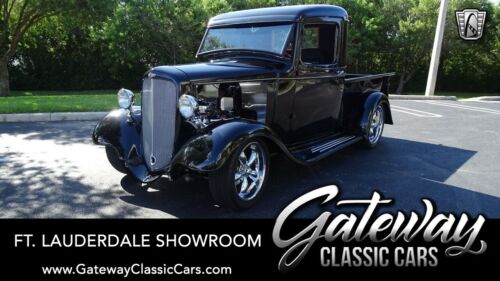 Black 1934 Chevrolet Pickup350 CID V84 speed- Automatic Available Now!