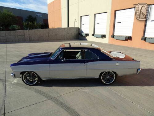 Gray/Purple 1967 Chevrolet Nova IIZZ 502 GM Crate 4 Speed Automatic Available image 3