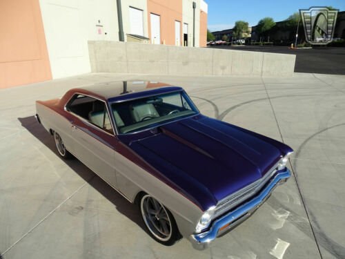 Gray/Purple 1967 Chevrolet Nova IIZZ 502 GM Crate 4 Speed Automatic Available image 8
