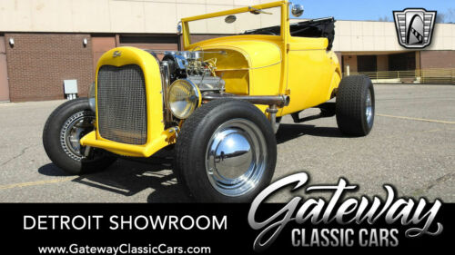Millennium Yellow 1929 Ford Roadster Convertible 327 CID V8 TH350 3 Speed Automa
