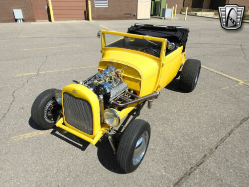 Millennium Yellow 1929 Ford Roadster Convertible 327 CID V8 TH350 3 Speed Automa image 2
