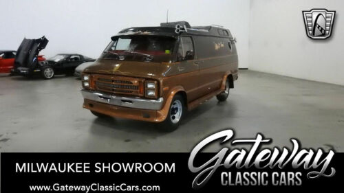 Brown 1977 Dodge B300 Van 360 v8 3 Speed Automatic Available Now!
