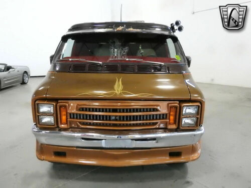 Brown 1977 Dodge B300 Van 360 v8 3 Speed Automatic Available Now! image 3