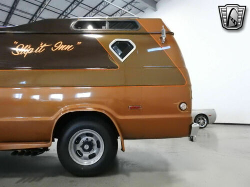 Brown 1977 Dodge B300 Van 360 v8 3 Speed Automatic Available Now! image 7