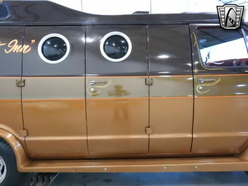Brown 1977 Dodge B300 Van 360 v8 3 Speed Automatic Available Now! image 8