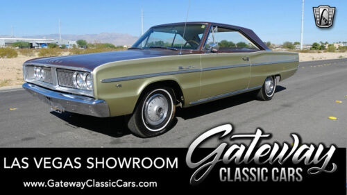 Citron Mist & Rootbeer Brown 2 Tone 1966 Dodge CoronetPoly 318CID V8 3 Speed A