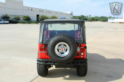 Red 1976 Jeep CJ7 Low Miles 304 CID V-8 3 Speed Automatic Available Now! image 5