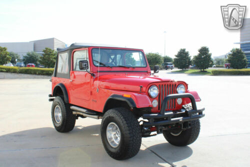 Red 1976 Jeep CJ7 Low Miles 304 CID V-8 3 Speed Automatic Available Now! image 8