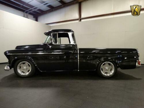 Black 1955 Chevrolet Cameo Truck 350 CID V8 Automatic Available Now! image 5