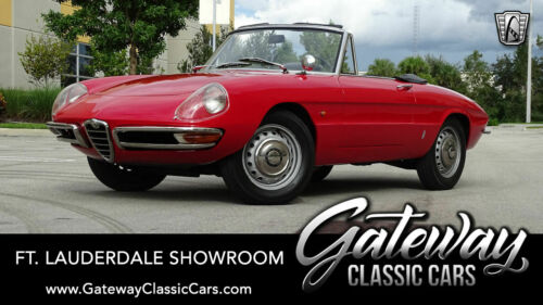 Red 1967 Alfa Romeo Spider1570 cc 4 CYL 5 Speed Manual Available Now!