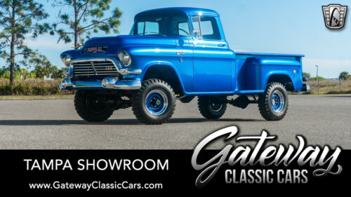 Cumulus Blue 1957 GMC 100 Pickup 347 CID V8 4 Speed Manual Available Now!