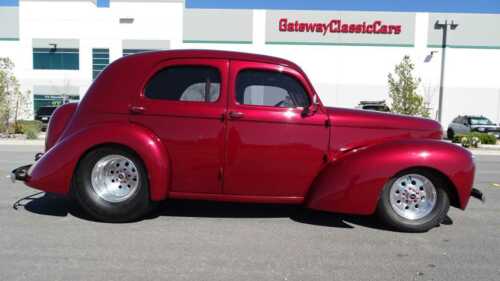 Burgundy 1940 Willys Create350 CID V8 TH400 Available Now! image 4