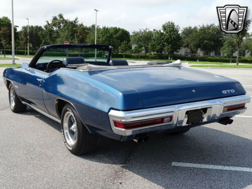 Atoll Blue 1970 Pontiac GTO Convertible 400 V8 700R4 Automatic Available Now! image 5