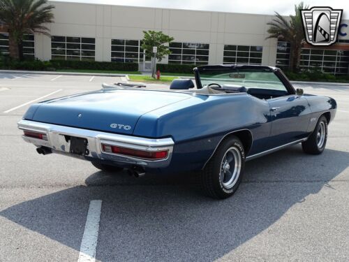 Atoll Blue 1970 Pontiac GTO Convertible 400 V8 700R4 Automatic Available Now! image 7