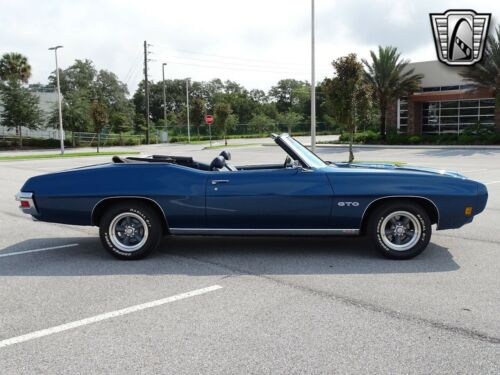 Atoll Blue 1970 Pontiac GTO Convertible 400 V8 700R4 Automatic Available Now! image 8