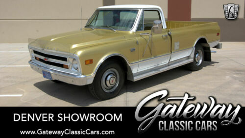 Gold/White 1968 Chevrolet C20 CST396 CID V8 Turbo Hydro-Matic TH400 automatic