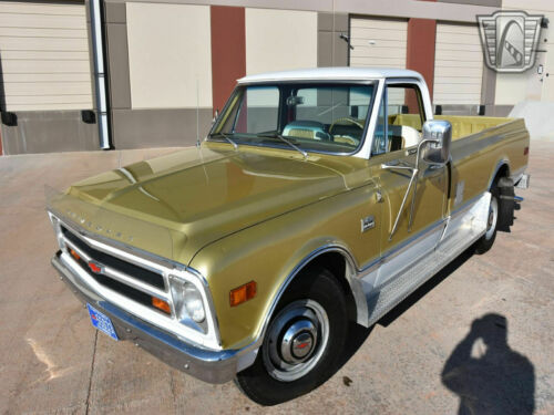 Gold/White 1968 Chevrolet C20 CST396 CID V8 Turbo Hydro-Matic TH400 automatic image 2