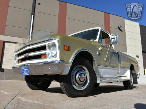 Gold/White 1968 Chevrolet C20 CST396 CID V8 Turbo Hydro-Matic TH400 automatic image 3