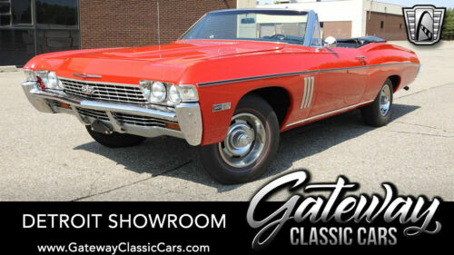 Red 1968 Chevrolet Impala Convertible 427 CID V8 M-20 4 Speed Manual Available N