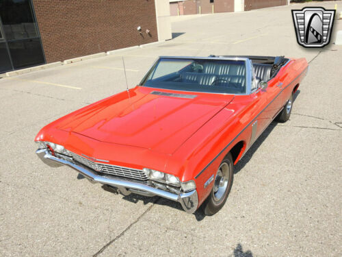 Red 1968 Chevrolet Impala Convertible 427 CID V8 M-20 4 Speed Manual Available N image 2