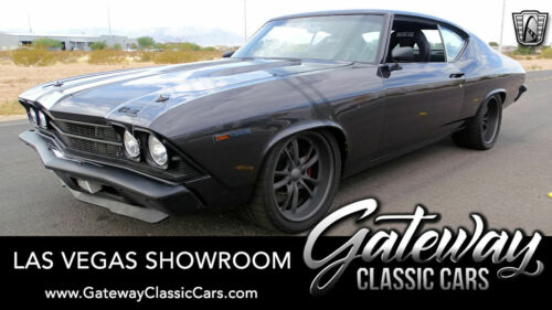 Dark Gray 1969 Chevrolet Chevelle Coupe 427 LS36 Speed 6L80E Automatic Availab