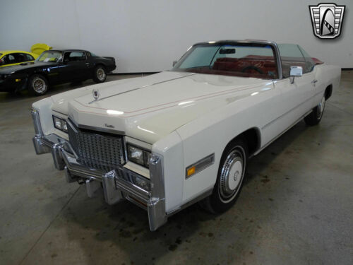 White 1976 Cadillac Eldorado 2 Doors 500ci 3 Speed Automatic Available Now! image 3