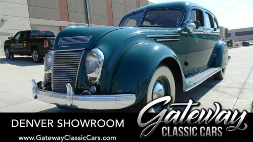 Green 1937 Chrysler AirFlowI-83 Speed Manual Available Now!