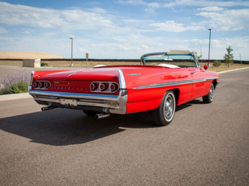 Red 1961 Pontiac Bonneville Convertible 389 CID V8 3 Speed Automatic Available N image 6