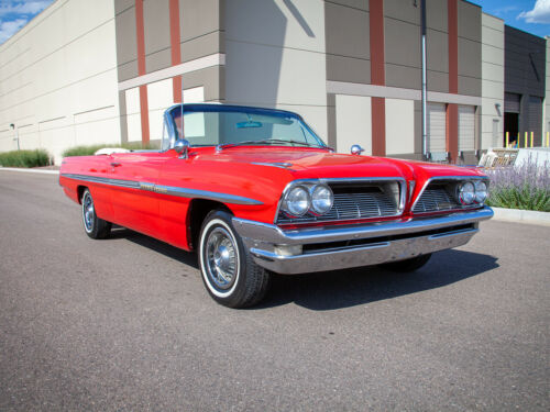 Red 1961 Pontiac Bonneville Convertible 389 CID V8 3 Speed Automatic Available N image 8