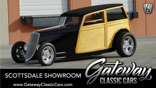 Black/Wood 1933 Ford Woody402 CID V8 4 Speed Automatic Available Now!