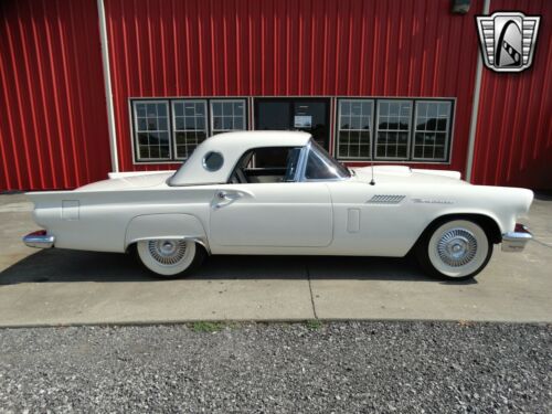 White 1957 Ford Thunderbird Convertible 312 CID V8 3 Speed Automatic Available N image 8