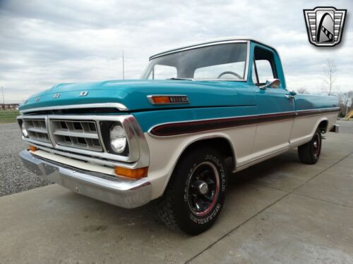 Blue/White 1971 Ford F100 Truck 360 CID V8 4 Speed Automatic Available Now! image 3