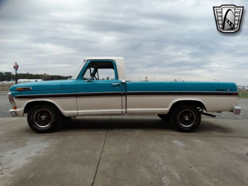 Blue/White 1971 Ford F100 Truck 360 CID V8 4 Speed Automatic Available Now! image 4