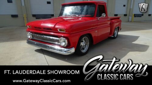 Red 1966 Chevrolet Pickup350 V8 Tuned Port Injection3 Speed Automatic Availa