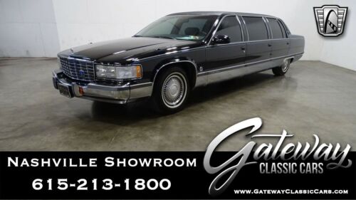 Black 1996 Cadillac Fleetwood5.7L V8 F OHV 4 Speed Automatic with Electronic O