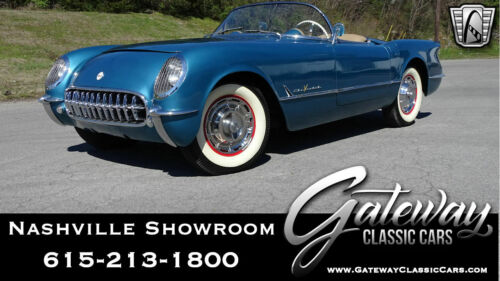 Blue 1955 Chevrolet Corvette Convertible 265 CID V8 2 Speed Automatic Available