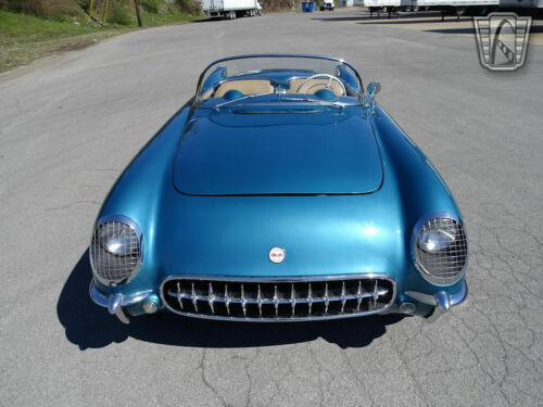 Blue 1955 Chevrolet Corvette Convertible 265 CID V8 2 Speed Automatic Available image 2