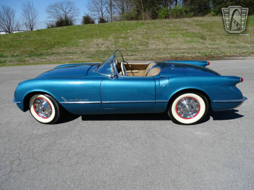 Blue 1955 Chevrolet Corvette Convertible 265 CID V8 2 Speed Automatic Available image 4