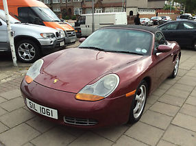 PORSCHE BOXSTER 2.5 Petrol RED CONVERTIBLE 1998 ,89 000 miles MOT and TAX image 7