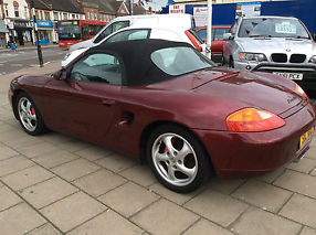 PORSCHE BOXSTER 2.5 Petrol RED CONVERTIBLE 1998 ,89 000 miles MOT and TAX image 8
