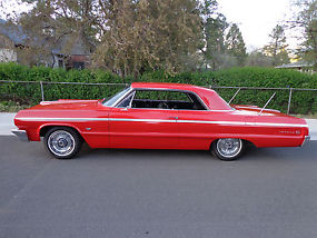 1964 Chevy Impala Super Sport SS Classic hobbiest Red black interior Sweet! L@@K image 1