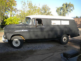 1958 Chevy Apache 3800 1 Ton Panel Truck Carryall Delivery Wagon Van image 1