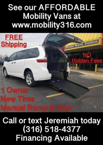 FREE Shipping & Carfax Wheelchair Mobility Handicap 2015 Toyota Sienna L