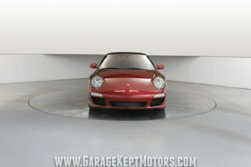 2009 Porsche 911 Carrera Burgundy Red Metallic Convertible Flat 6 Cylinder Engin image 8