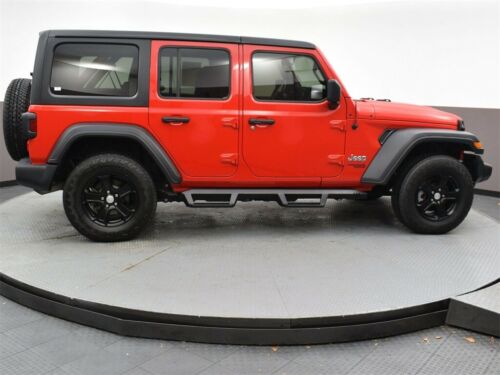 2018 Jeep Wrangler Unlimited Sport 36,212 Miles Firecracker Red Clearcoat 4D Spo image 1