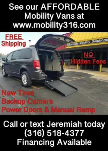 Wheelchair Mobility Handicap 2019 Dodge Grand Caravan SXT 4dr Mini Van