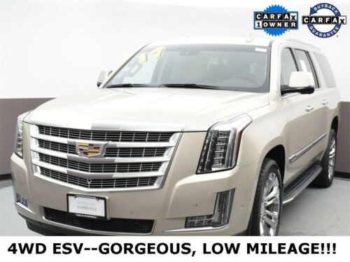 2017 Cadillac Escalade ESV Luxury 55,278 Miles Silver Coast Metallic 4D Sport Ut image 4