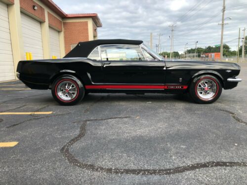 1965  Mustang GT convertible Raven black with red pony interior fully loaded